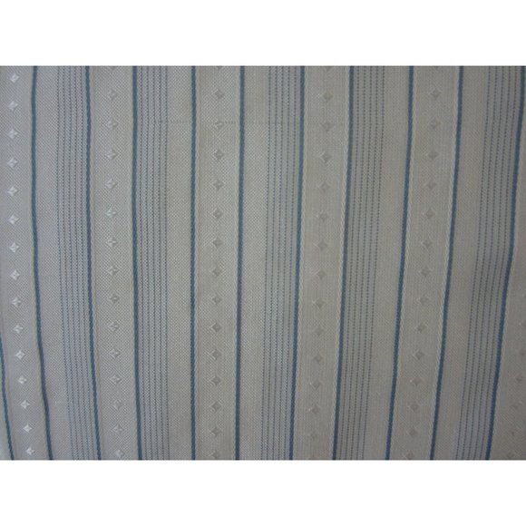 JCPenney Satin Touch vintage 70s Men Dress Shirt long sleeve 15.5-32 blue stripe - Picture 9 of 11